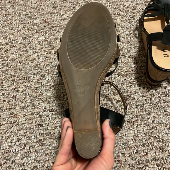 Unisa Faux Cork Wedges.  Guc some signs of wear. - Picture 9 of 10